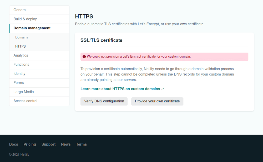 netlify-ssl-error