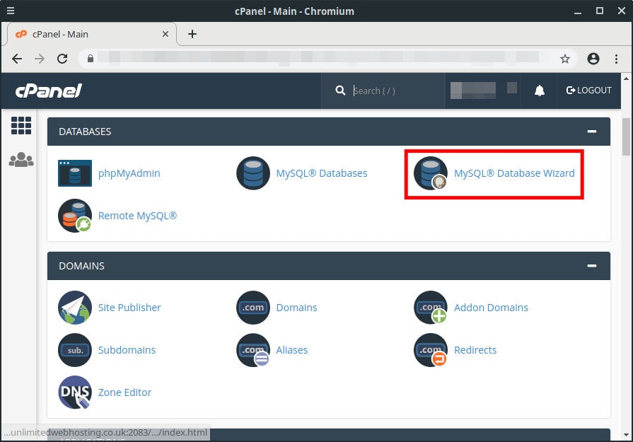 cpanel-db-wizard