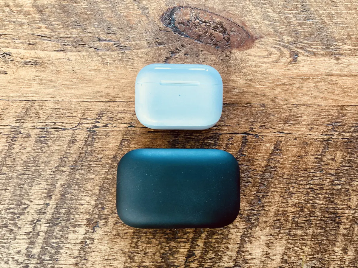 Airpods case size from the top