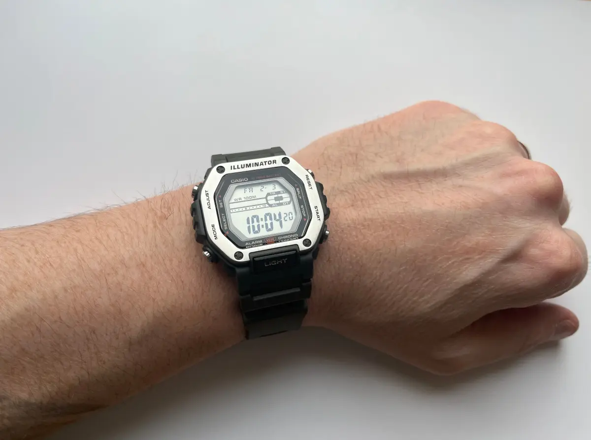 MWD-110H on wrist