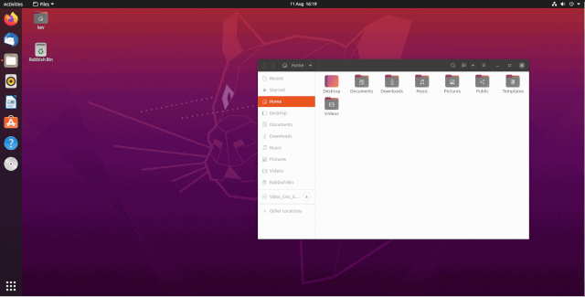 Default Ubuntu UI