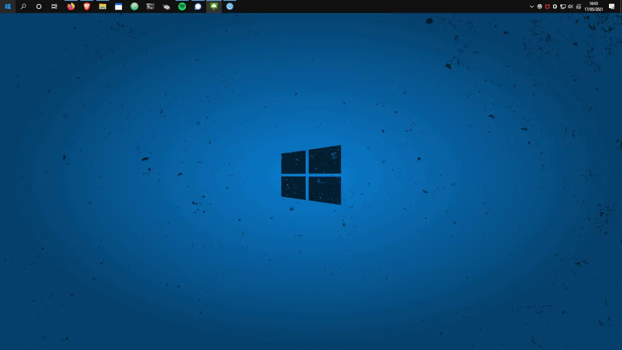 My Windows 10 desktop