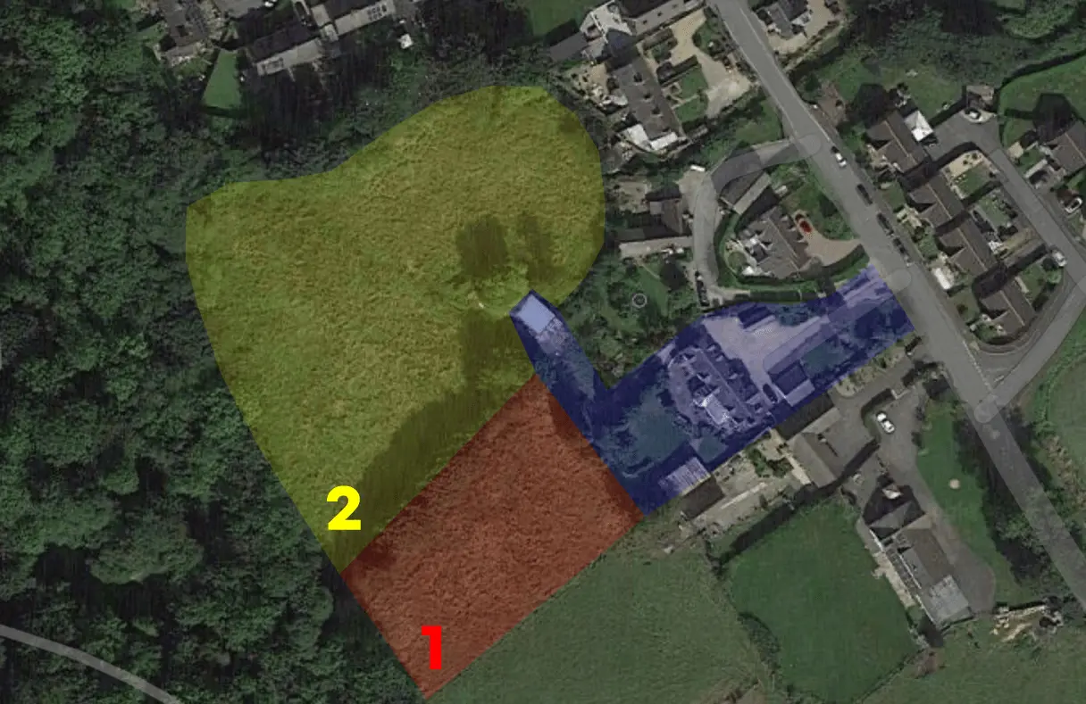 A map of our plot at home