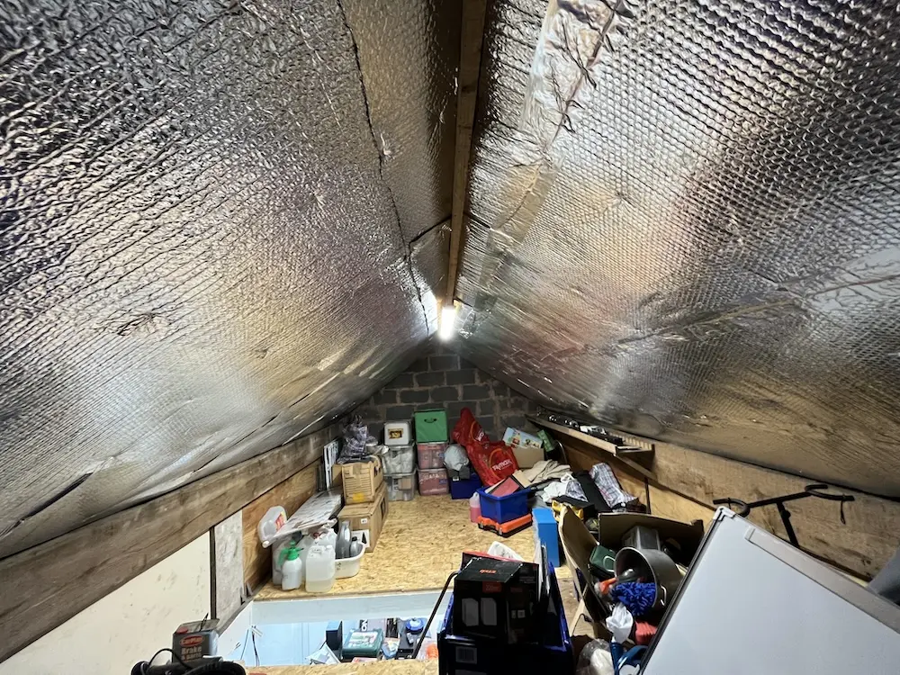 Insulating the loft space