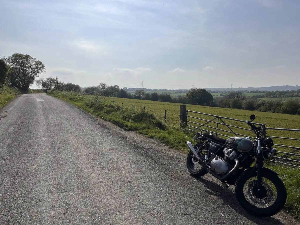 My Royal Enfield in North Wales