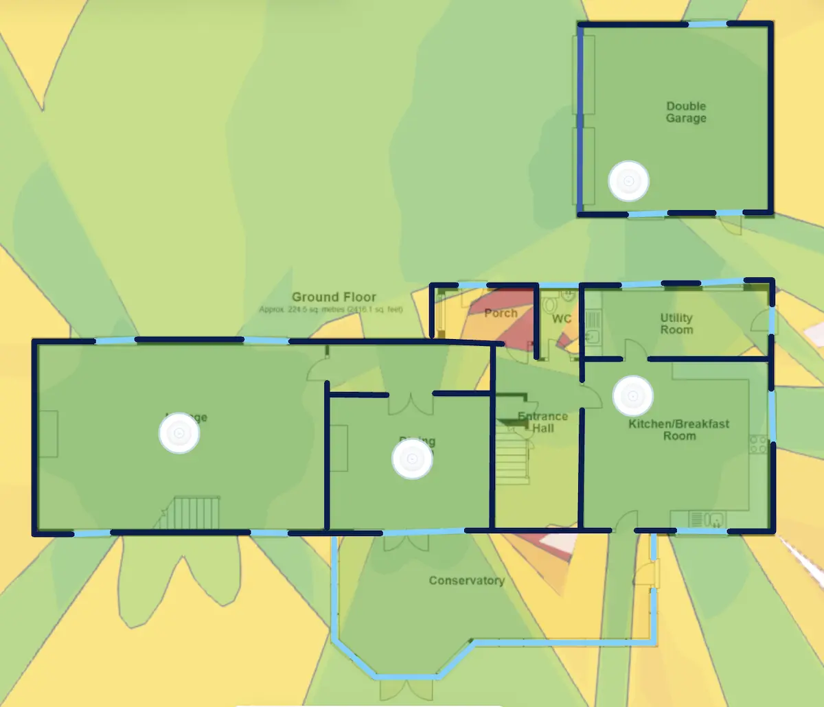 U6 Pro wi-fi coverage