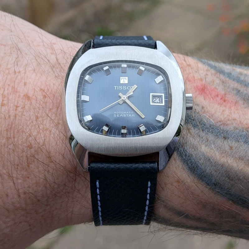 1972 Tissot Seastar Blue TV